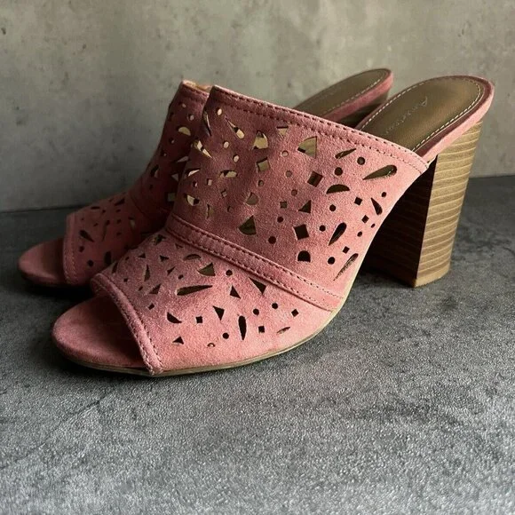 American Eagle Pink Hills Shoes Size 7 Pumps Heels - Picture 1 of 16